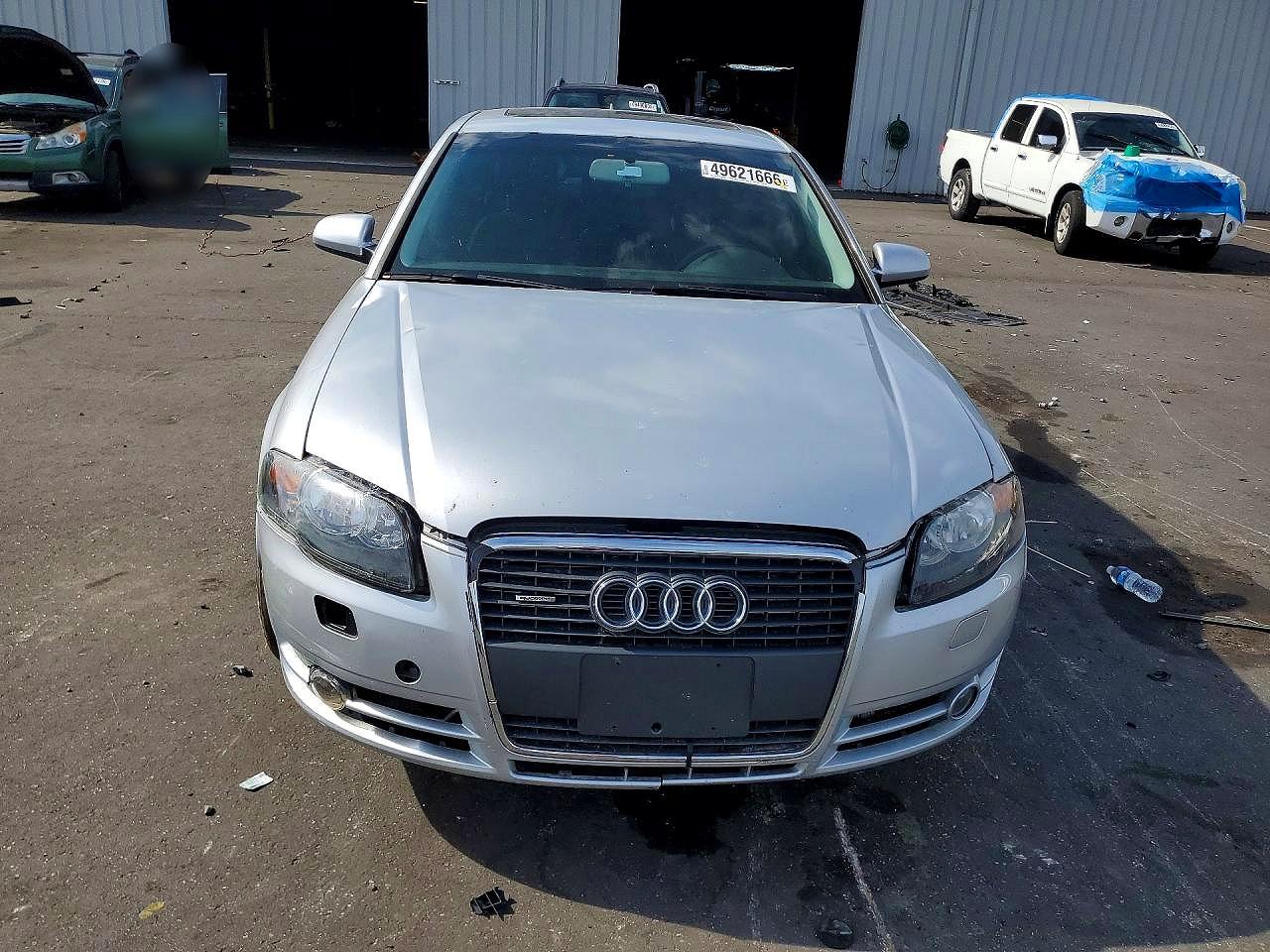 2008 Audi A4 2.0t Quattro Silver vin: WAUDF78E48A163164