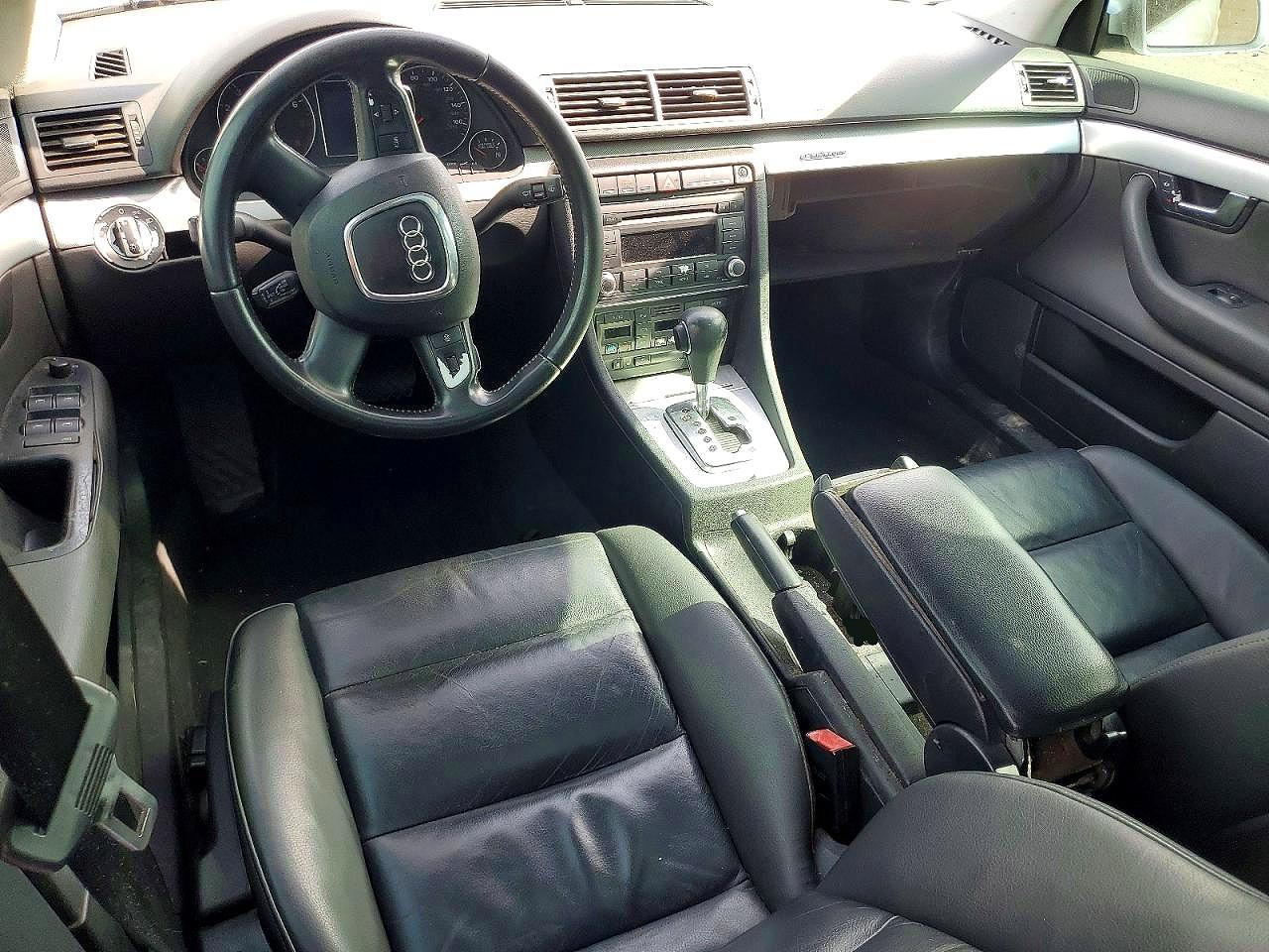 2008 Audi A4 2.0t Quattro Silver vin: WAUDF78E48A163164