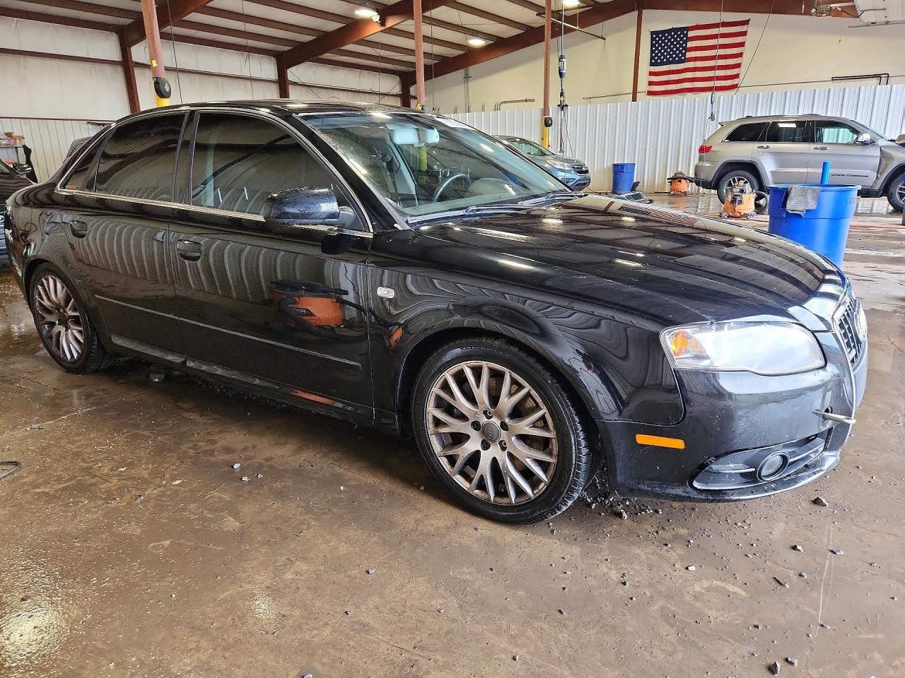 2008 Audi A4 2.0t Quattro Black vin: WAUDF78E48A167019