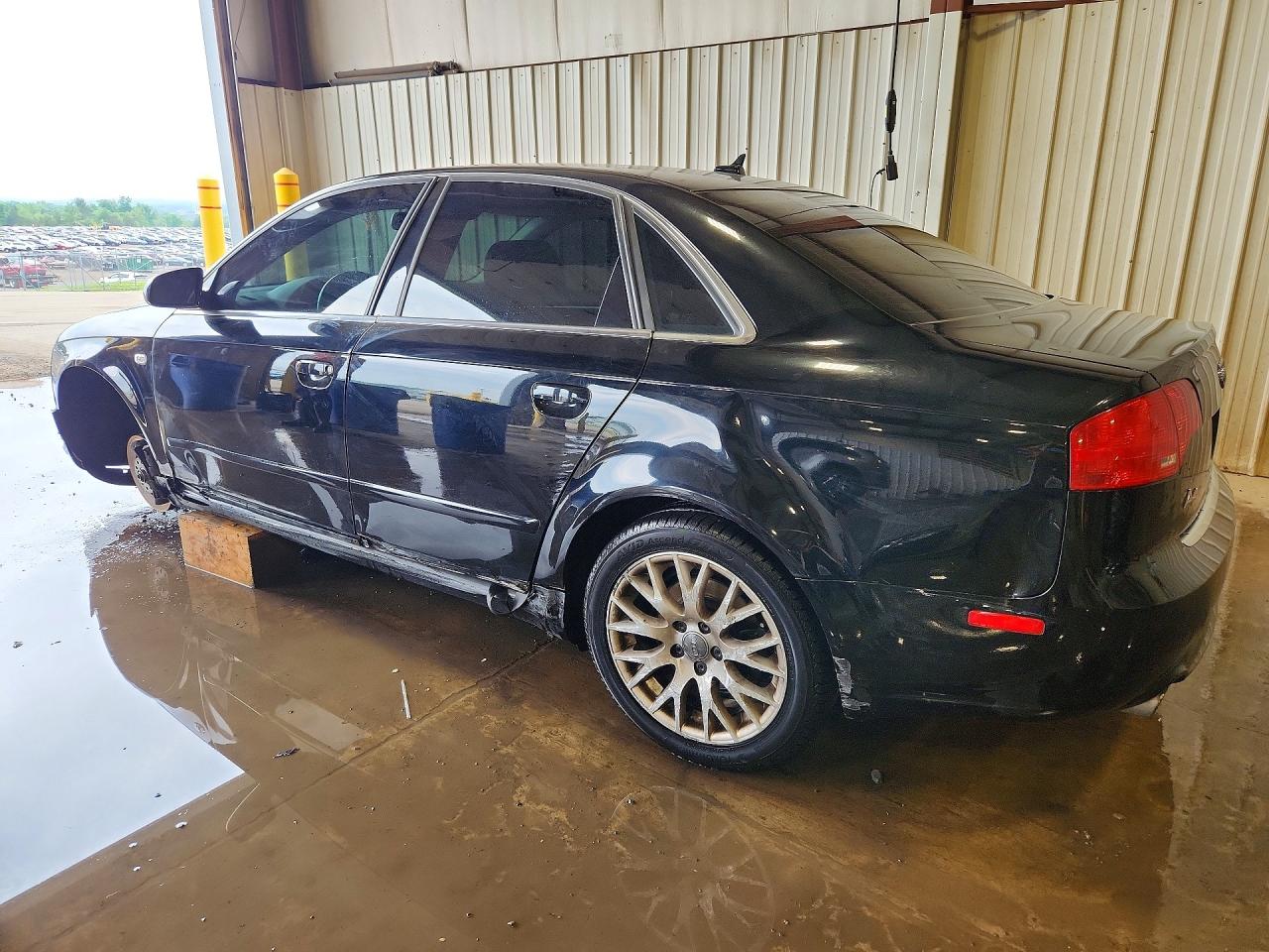 2008 Audi A4 2.0t Quattro Black vin: WAUDF78E48A167019