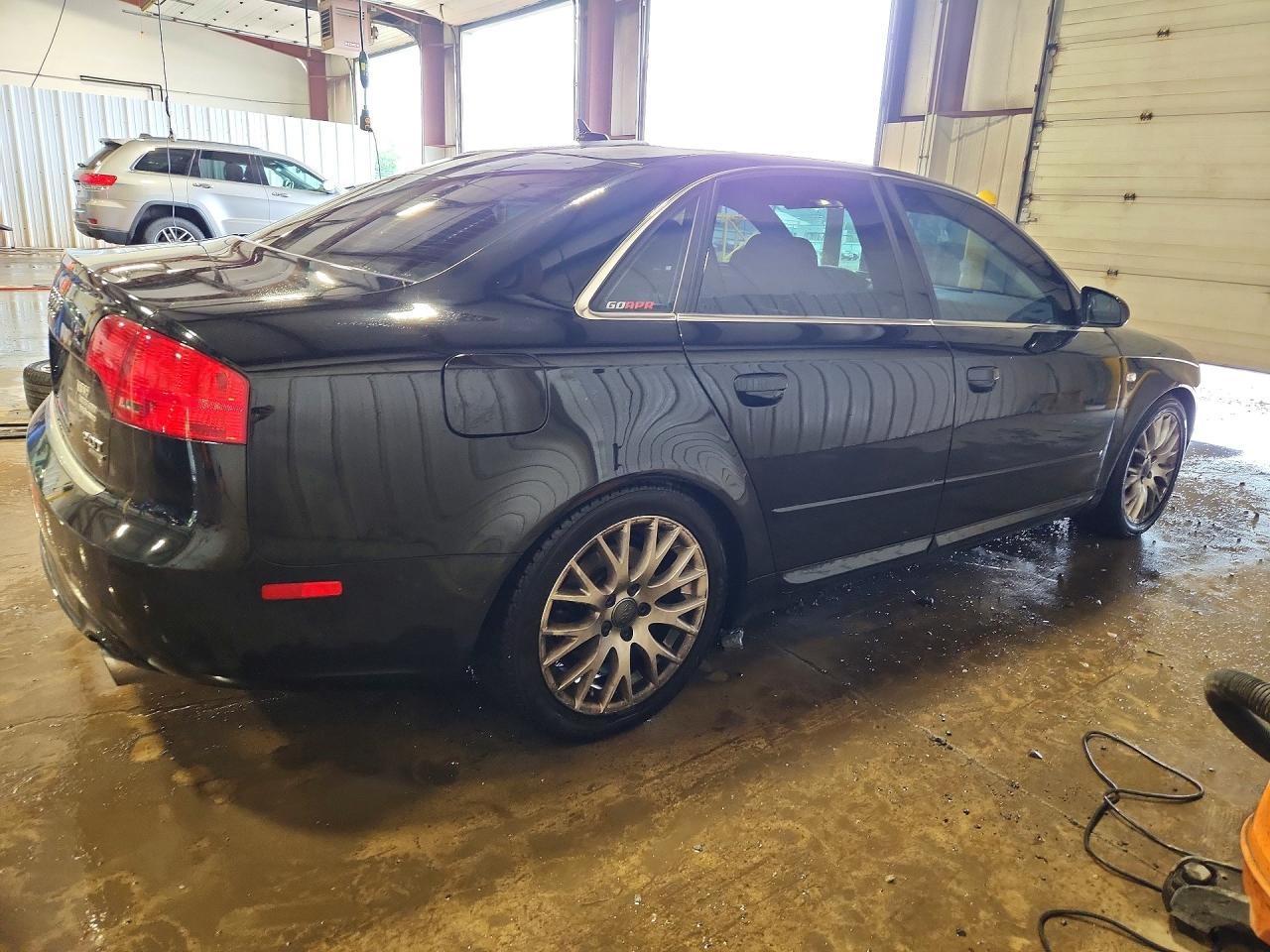 2008 Audi A4 2.0t Quattro Black vin: WAUDF78E48A167019