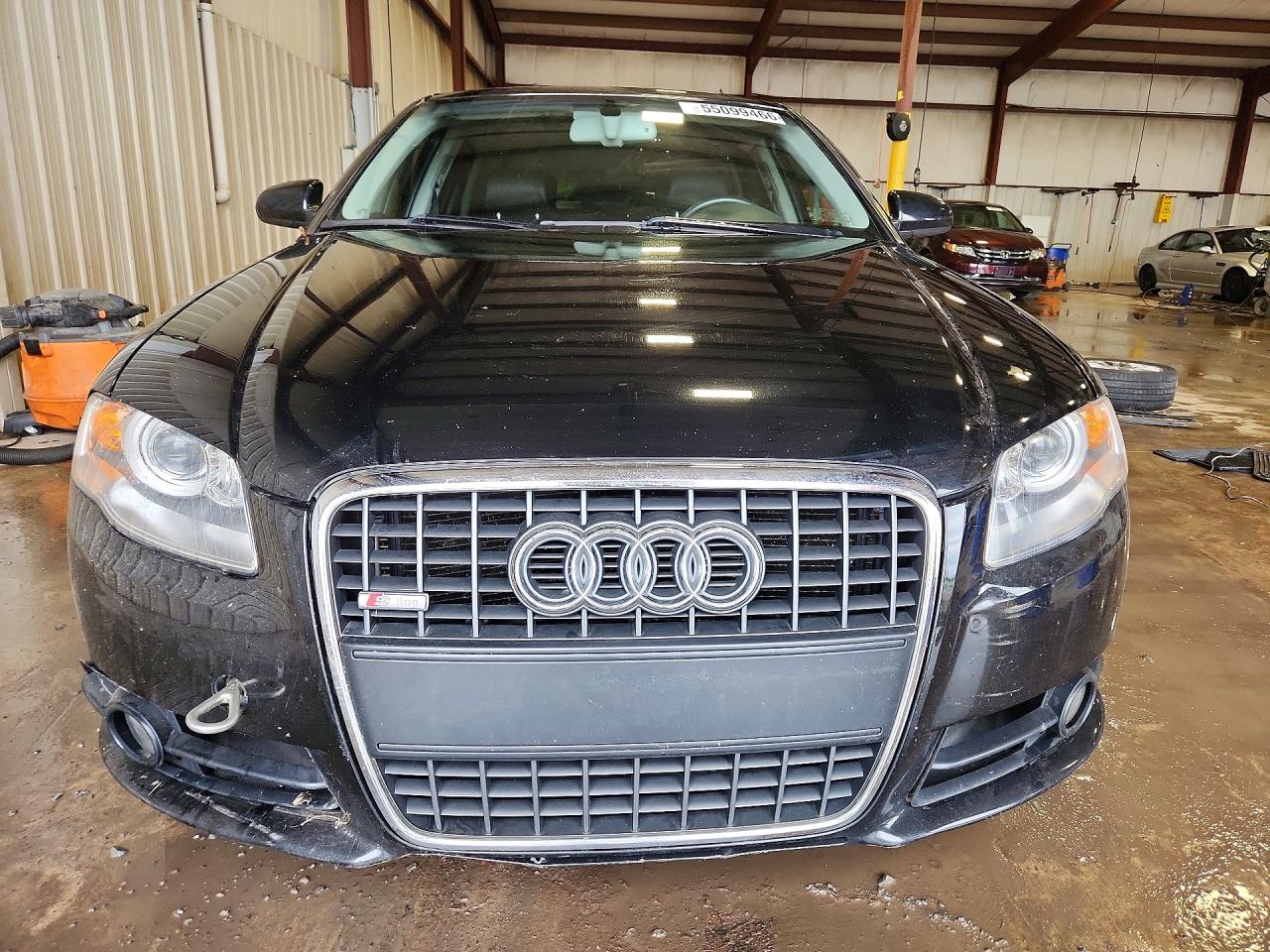 2008 Audi A4 2.0t Quattro Black vin: WAUDF78E48A167019