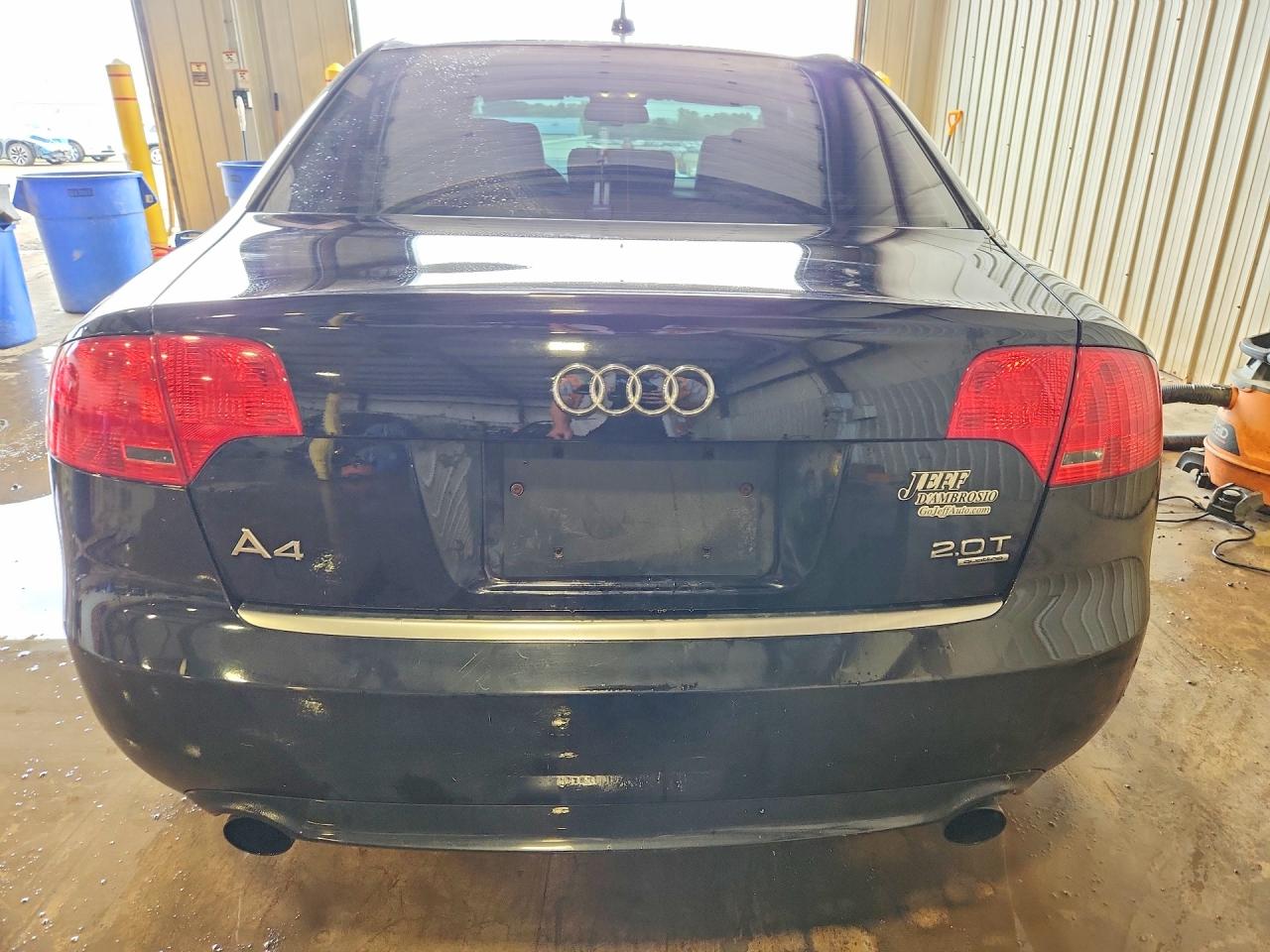 2008 Audi A4 2.0t Quattro Black vin: WAUDF78E48A167019