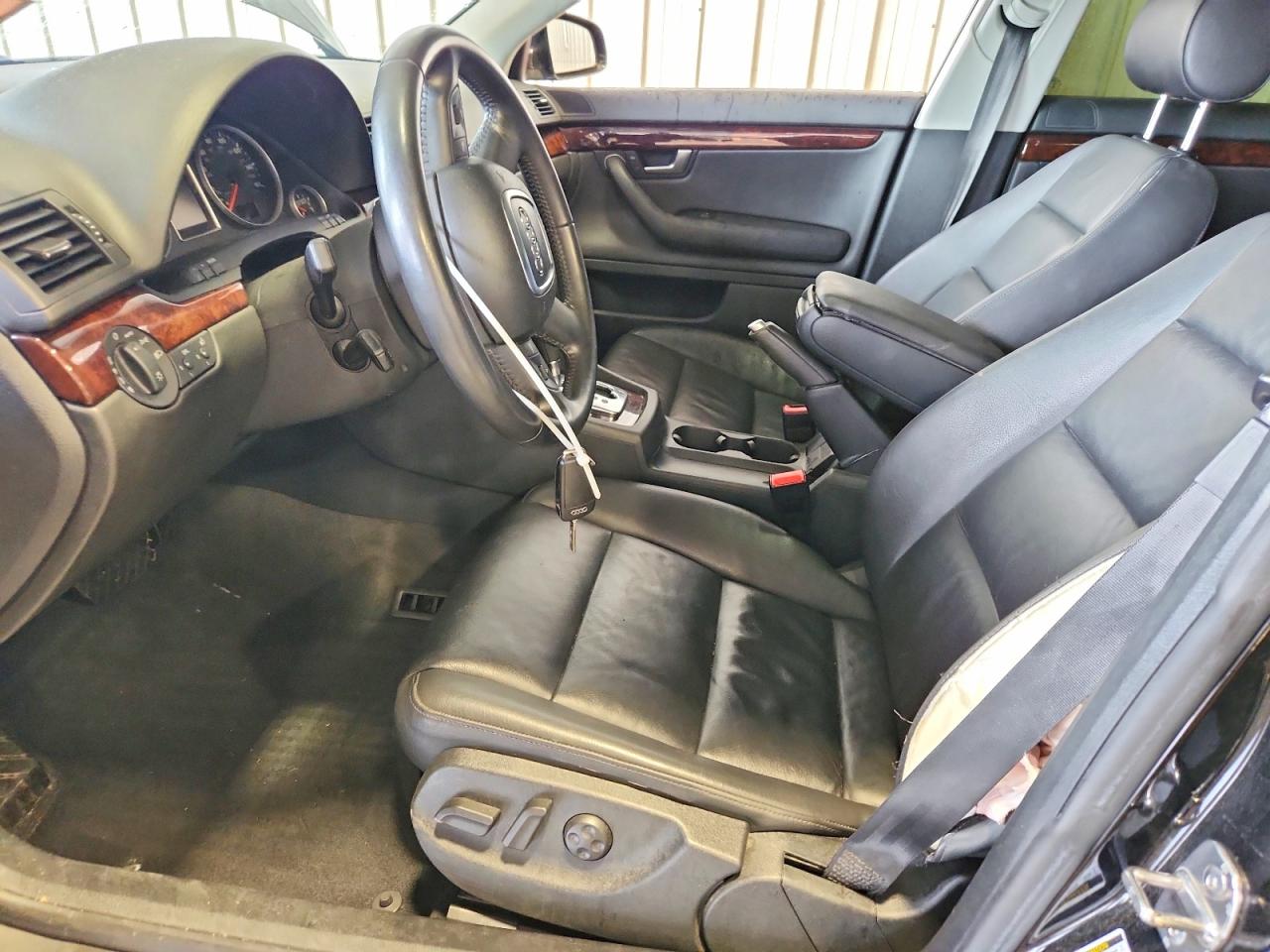 2008 Audi A4 2.0t Quattro Black vin: WAUDF78E48A167019