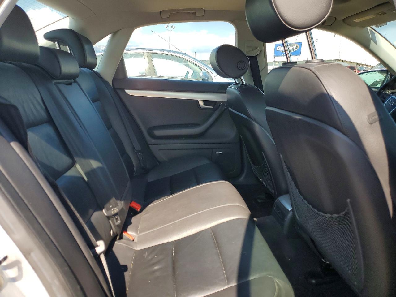 2006 Audi A4 2.0t Quattro Silver vin: WAUDF78E56A239276
