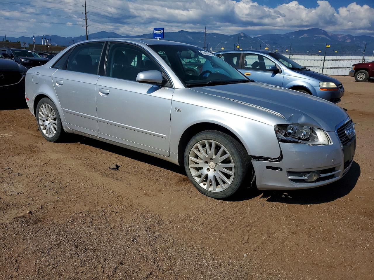 2006 Audi A4 2.0t Quattro Silver vin: WAUDF78E56A239276