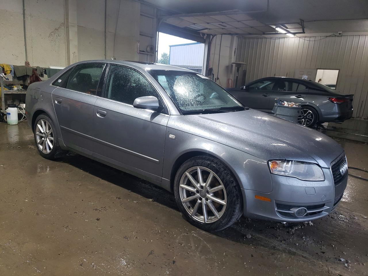 2007 Audi A4 2.0t Quattro Gray vin: WAUDF78E57A010100