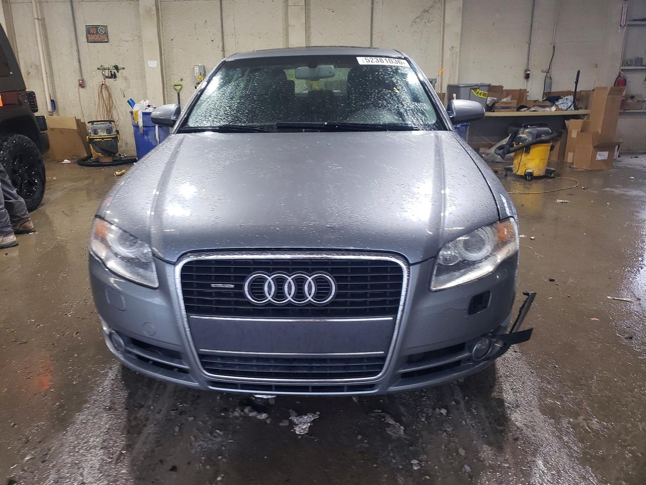 2007 Audi A4 2.0t Quattro Gray vin: WAUDF78E57A010100