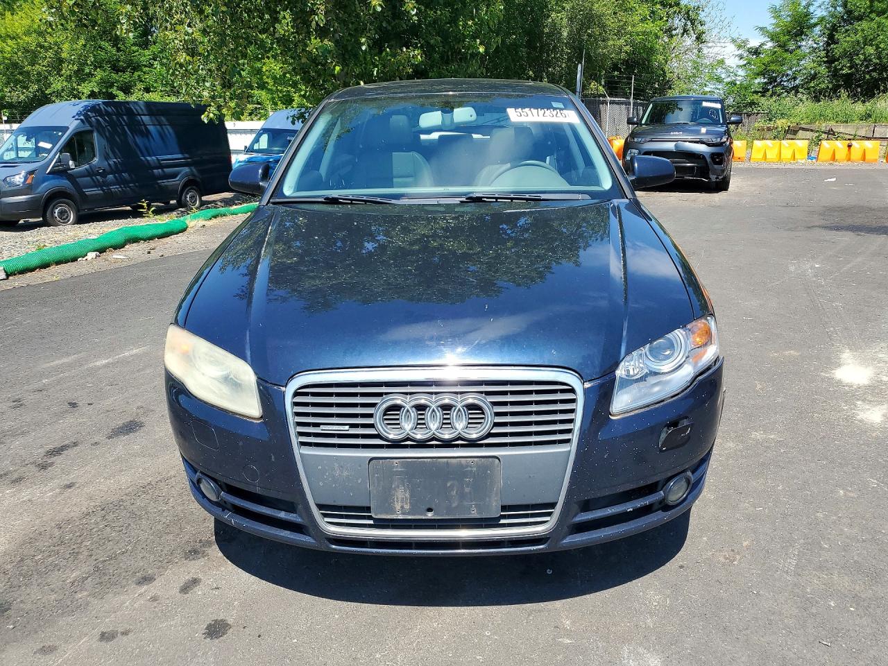 2007 Audi A4 2.0t Quattro Blue vin: WAUDF78E57A038866