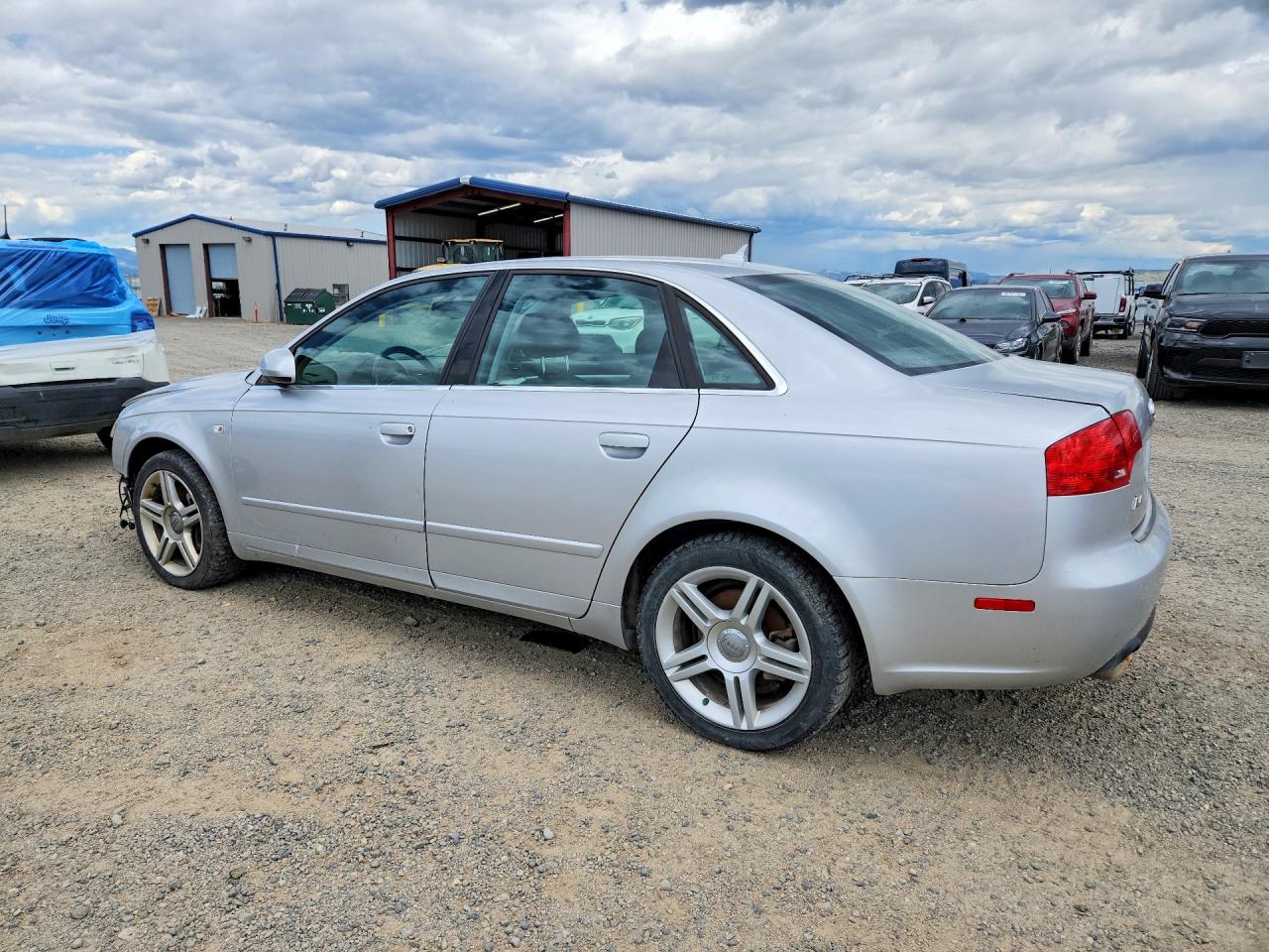 2007 Audi A4 2.0t Quattro Серебряный vin: WAUDF78E57A097612