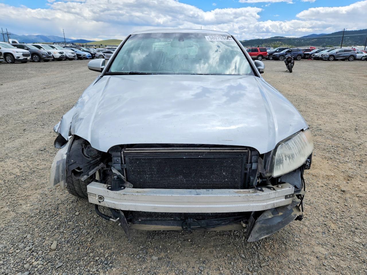 2007 Audi A4 2.0t Quattro Серебряный vin: WAUDF78E57A097612