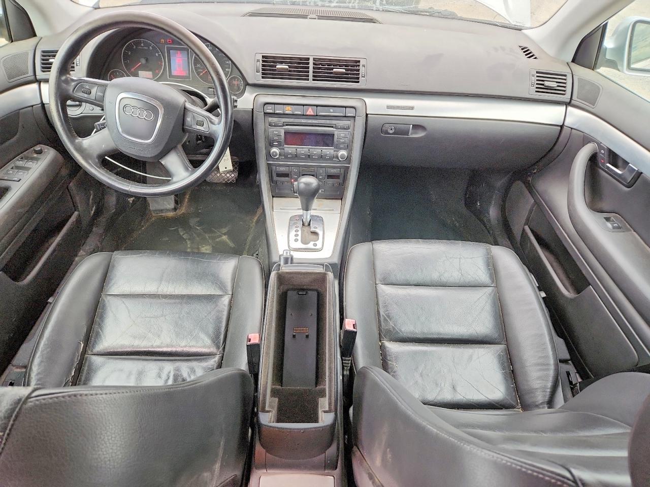 2007 Audi A4 2.0t Quattro Серебряный vin: WAUDF78E57A097612