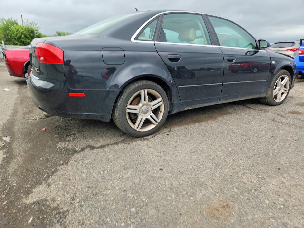 2007 Audi A4 2.0t Quattro Black vin: WAUDF78E57A144654