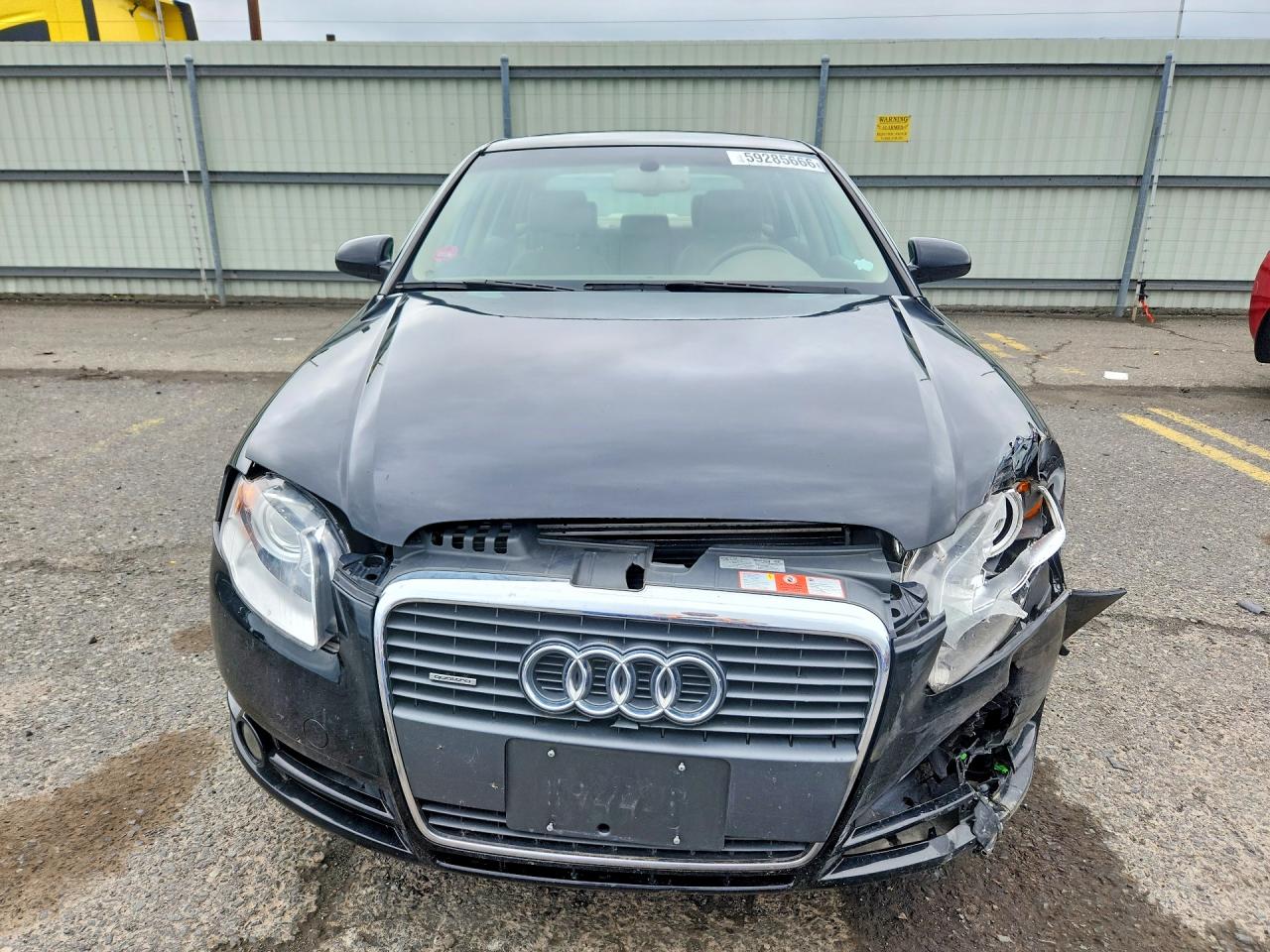 2007 Audi A4 2.0t Quattro Black vin: WAUDF78E57A144654