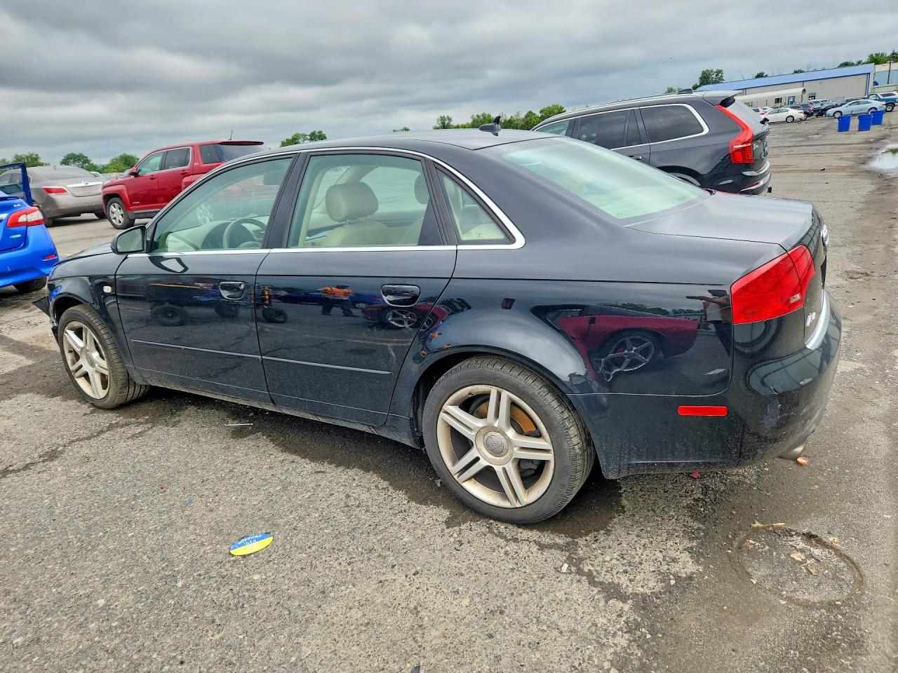 2007 Audi A4 2.0t Quattro Black vin: WAUDF78E57A144654