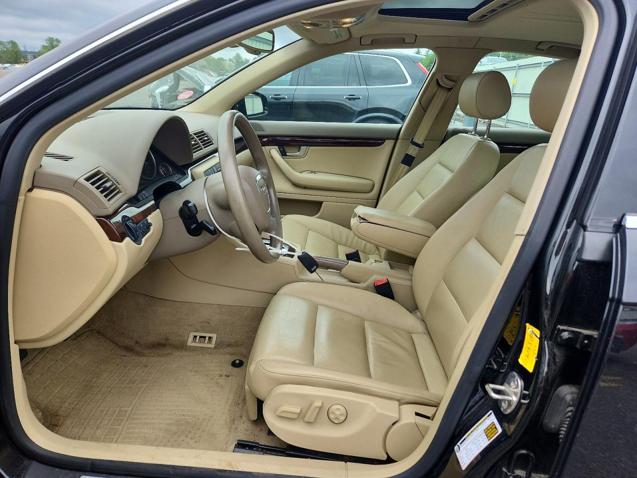 2007 Audi A4 2.0t Quattro Black vin: WAUDF78E57A144654