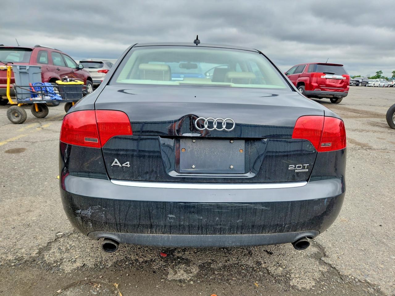 2007 Audi A4 2.0t Quattro Black vin: WAUDF78E57A144654