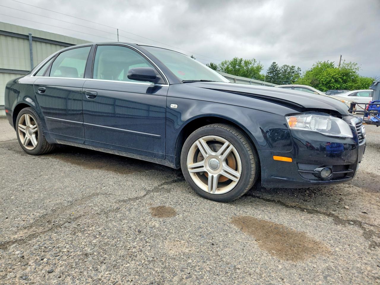 2007 Audi A4 2.0t Quattro Black vin: WAUDF78E57A144654