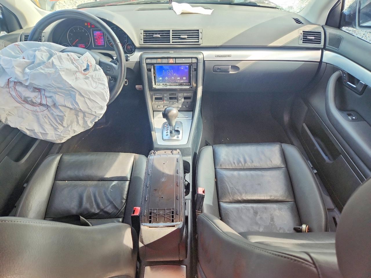 2008 Audi A4 2.0t Quattro Серебряный vin: WAUDF78E58A103927
