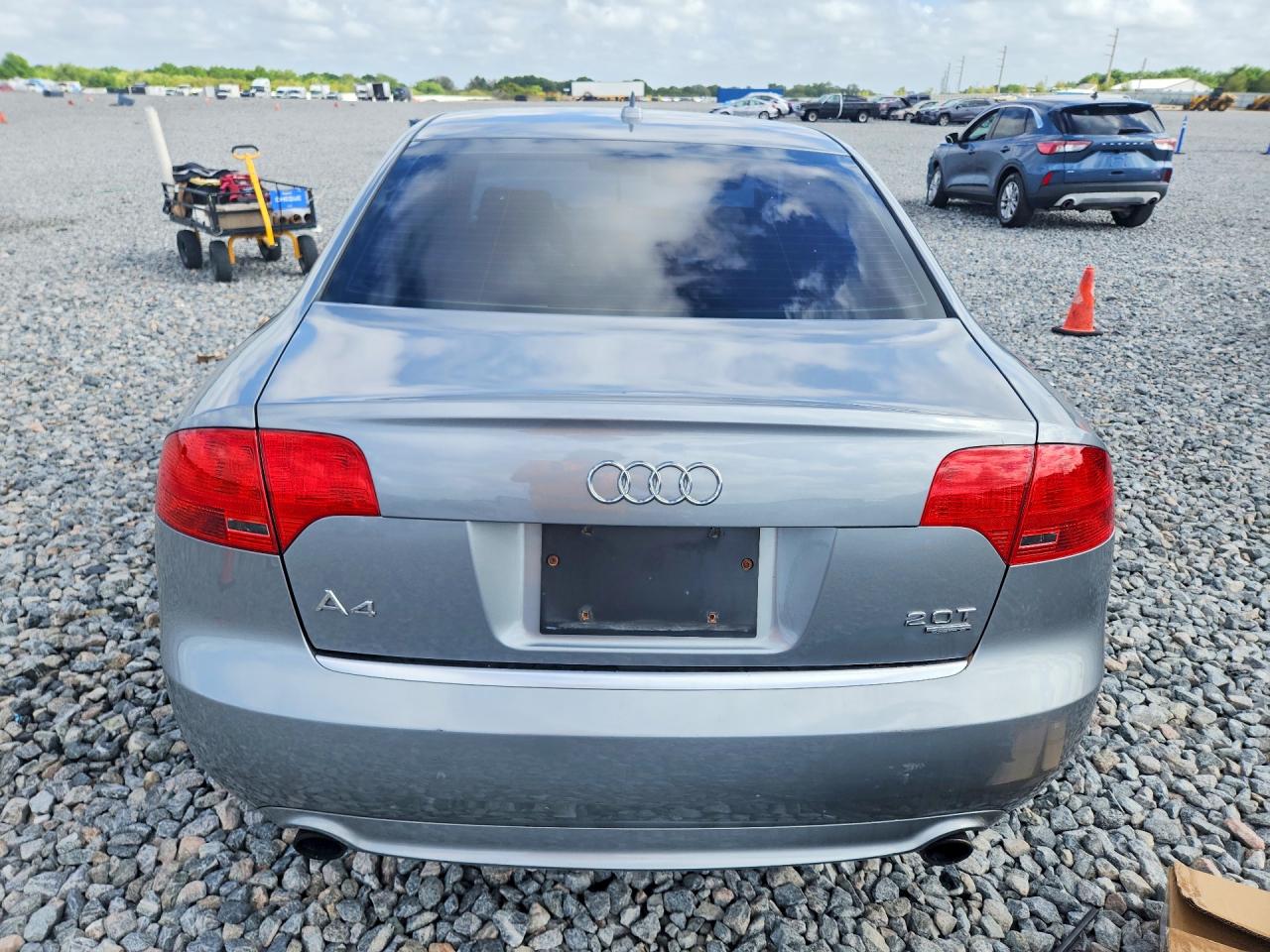 2008 Audi A4 2.0t Quattro Серебряный vin: WAUDF78E58A103927