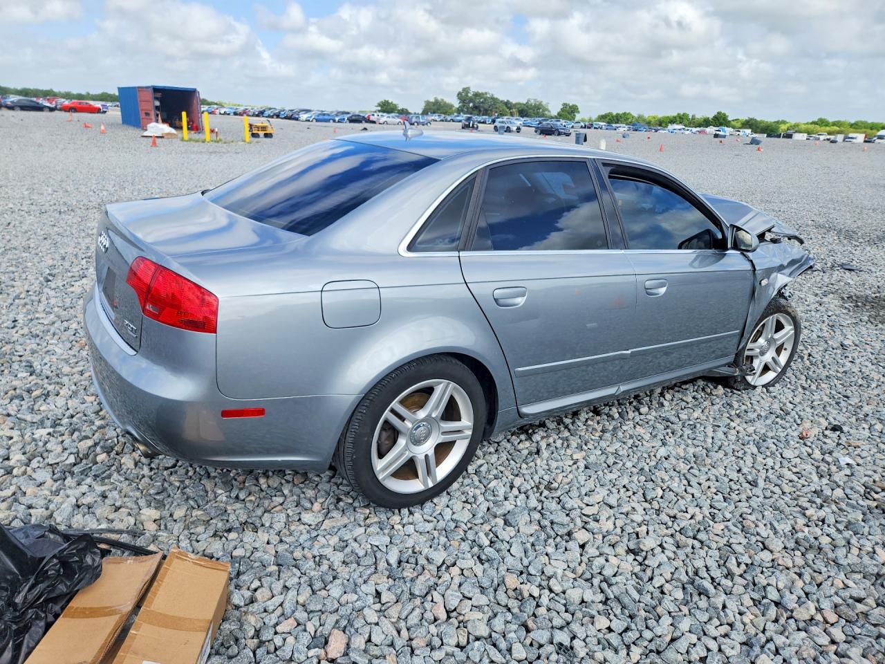 2008 Audi A4 2.0t Quattro Серебряный vin: WAUDF78E58A103927