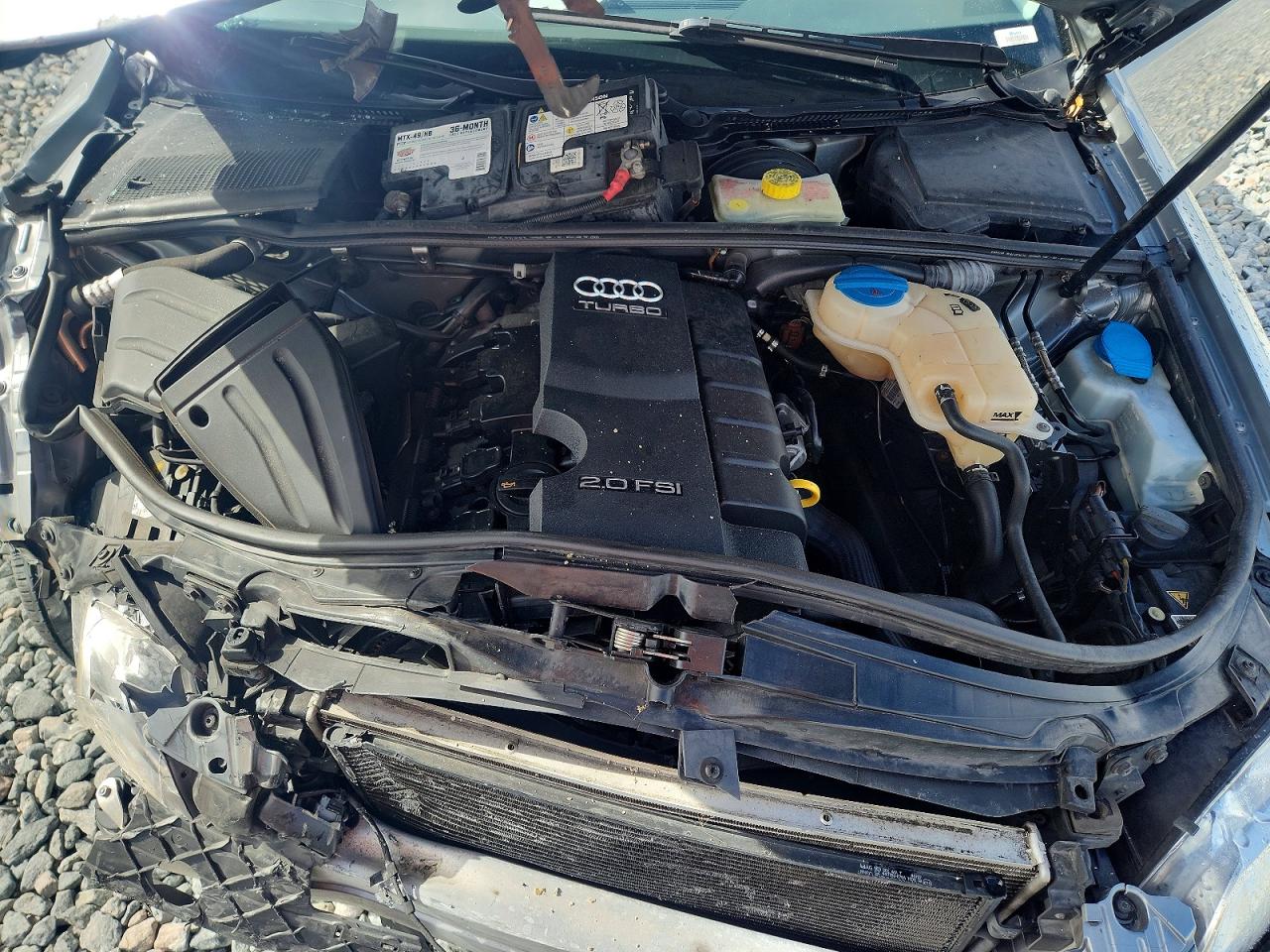 2008 Audi A4 2.0t Quattro Серебряный vin: WAUDF78E58A103927