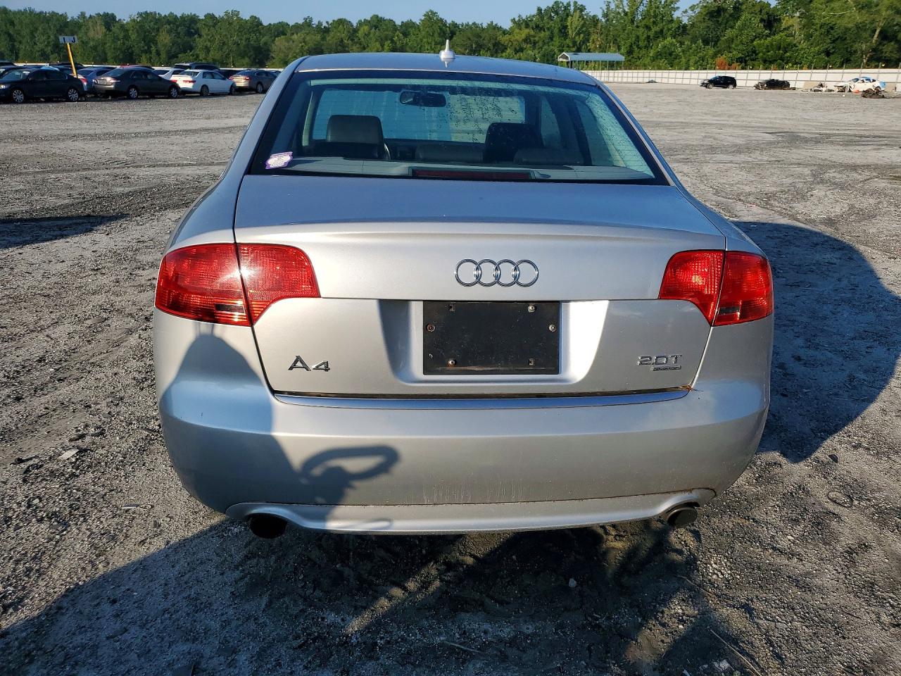 2008 Audi A4 2.0t Quattro Silver vin: WAUDF78E58A114085