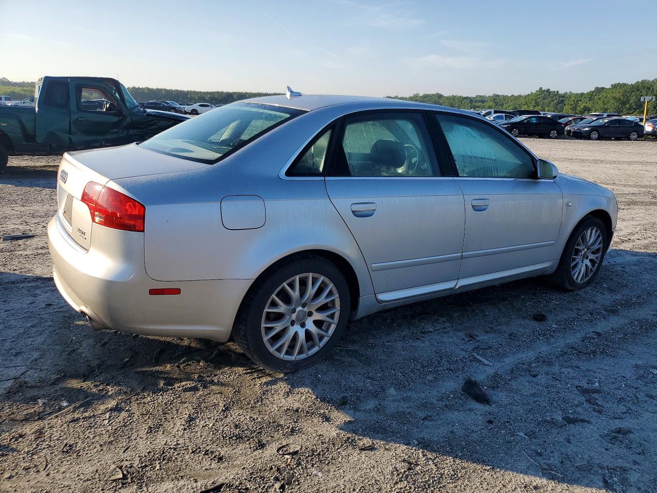 2008 Audi A4 2.0t Quattro Silver vin: WAUDF78E58A114085