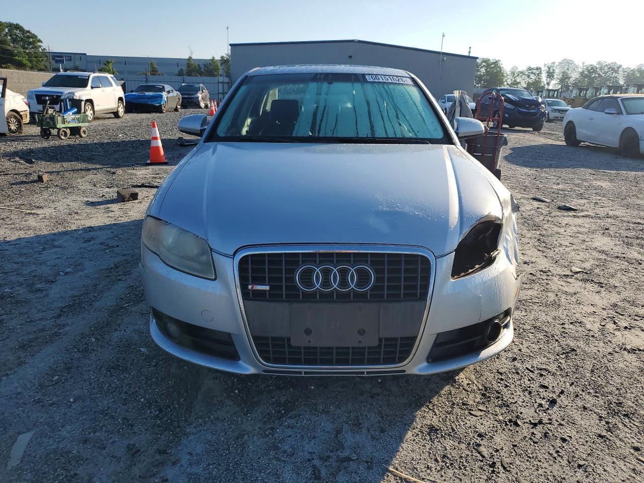 2008 Audi A4 2.0t Quattro Silver vin: WAUDF78E58A114085