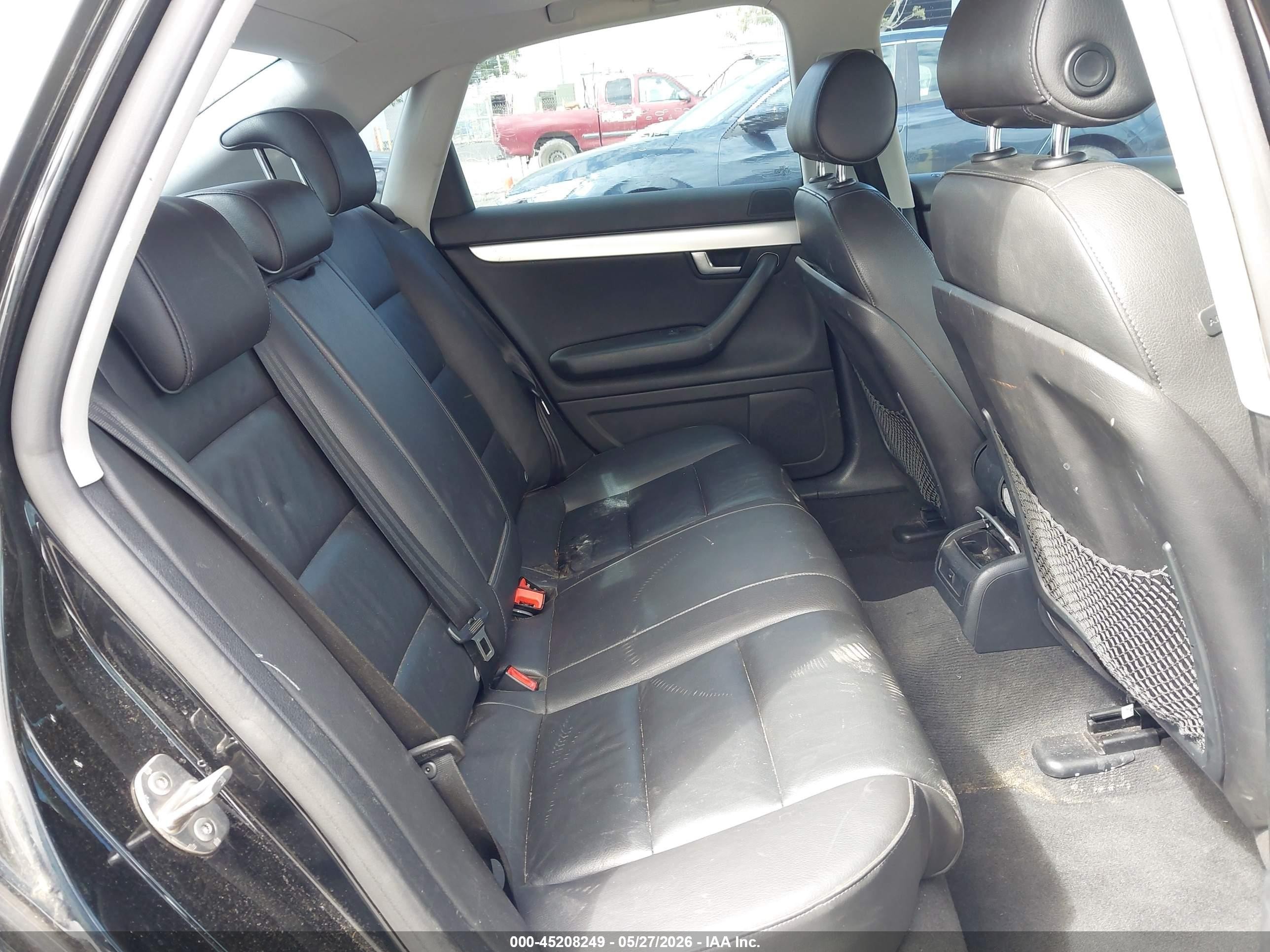 2008 Audi A4 2.0t/2.0t Special Edition Black vin: WAUDF78E58A139777