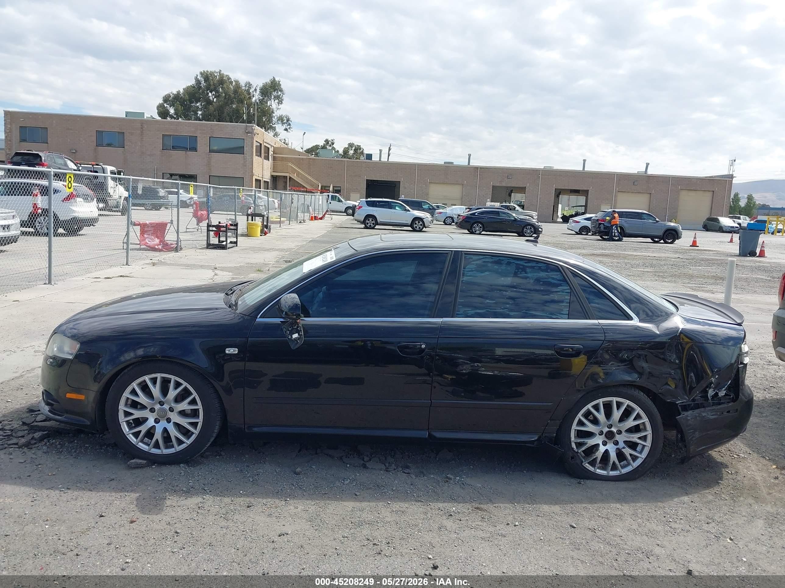 2008 Audi A4 2.0t/2.0t Special Edition Black vin: WAUDF78E58A139777
