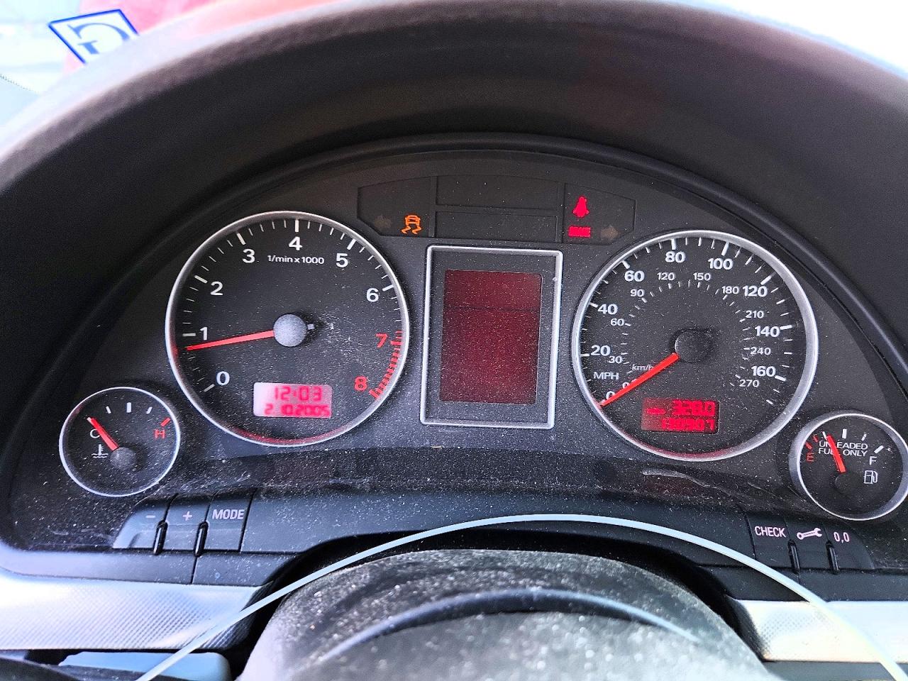 2006 Audi A4 2.0t Quattro Red vin: WAUDF78E66A128543