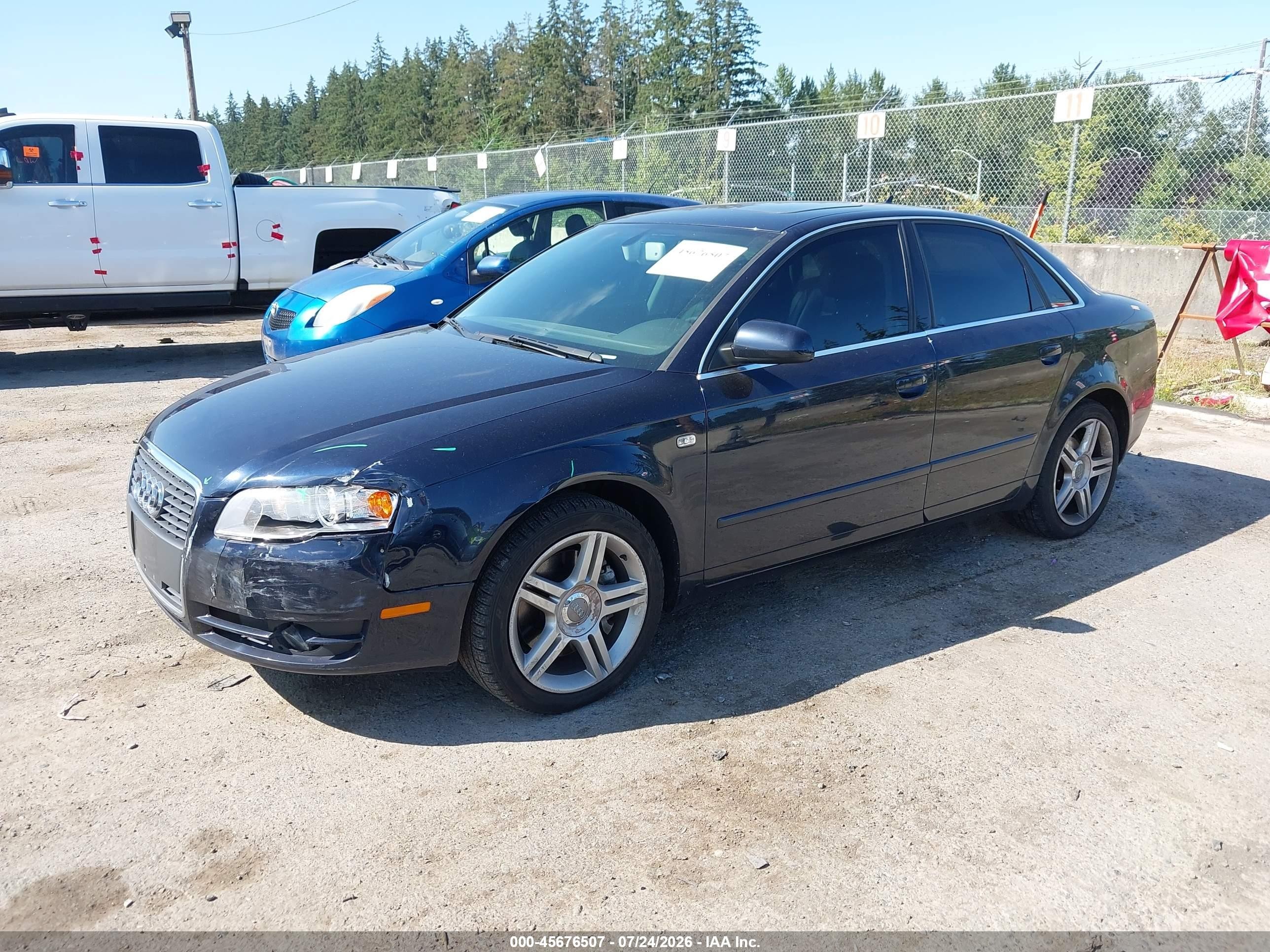 2007 Audi A4 2.0t Dark Blue vin: WAUDF78E67A083864
