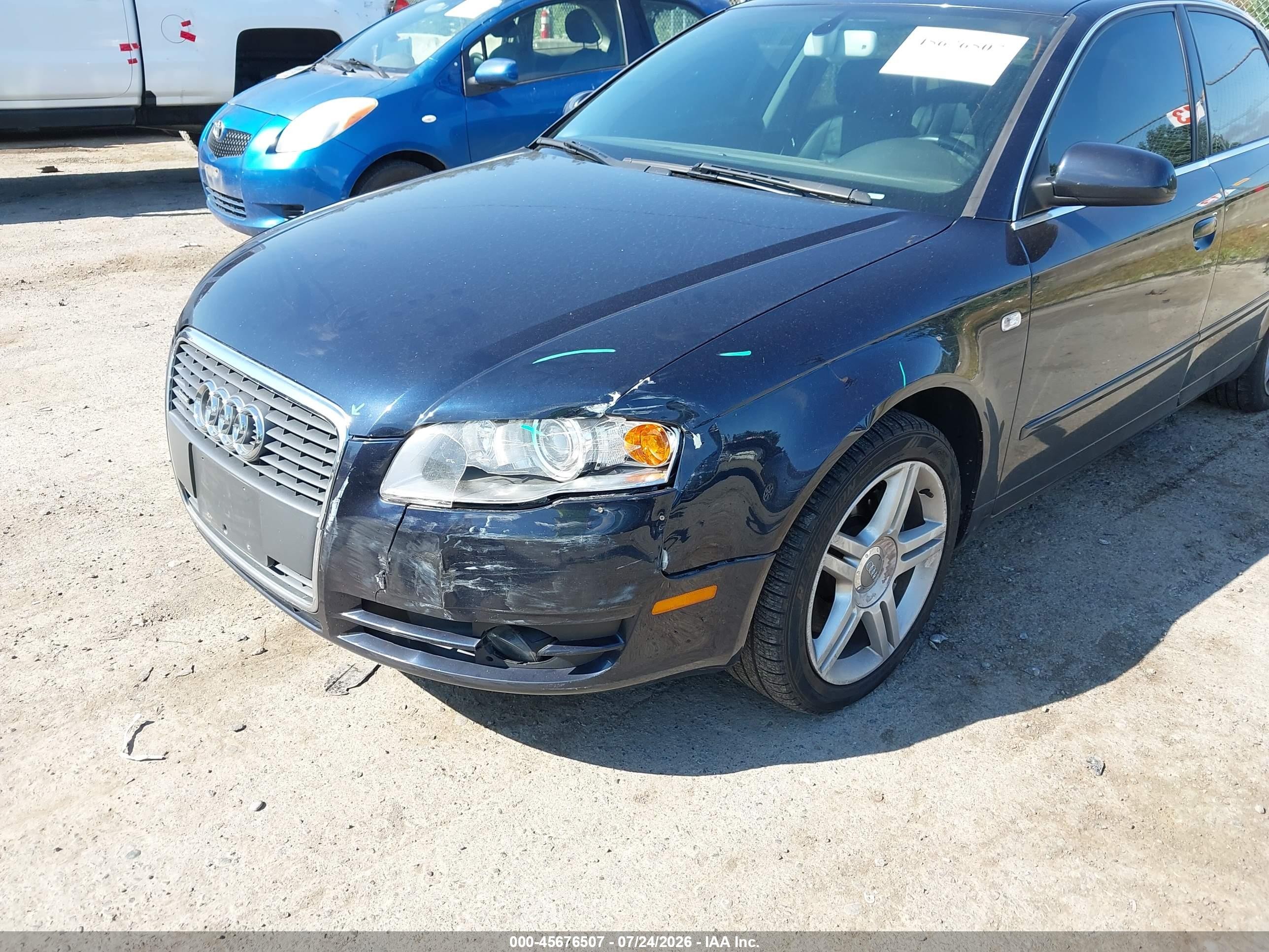 2007 Audi A4 2.0t Dark Blue vin: WAUDF78E67A083864
