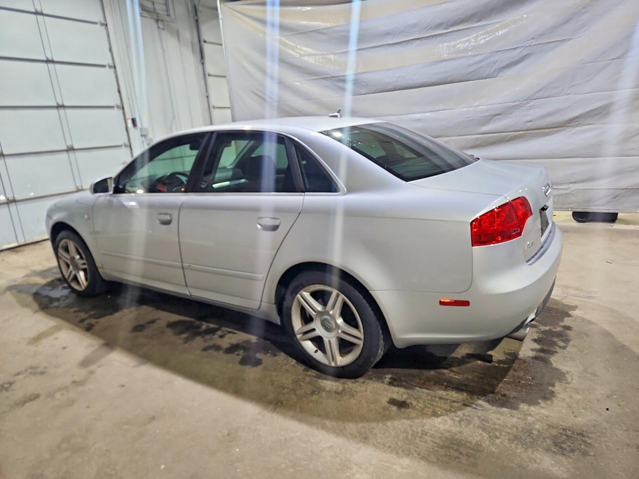 2007 Audi A4 2.0t Quattro Silver vin: WAUDF78E67A136417