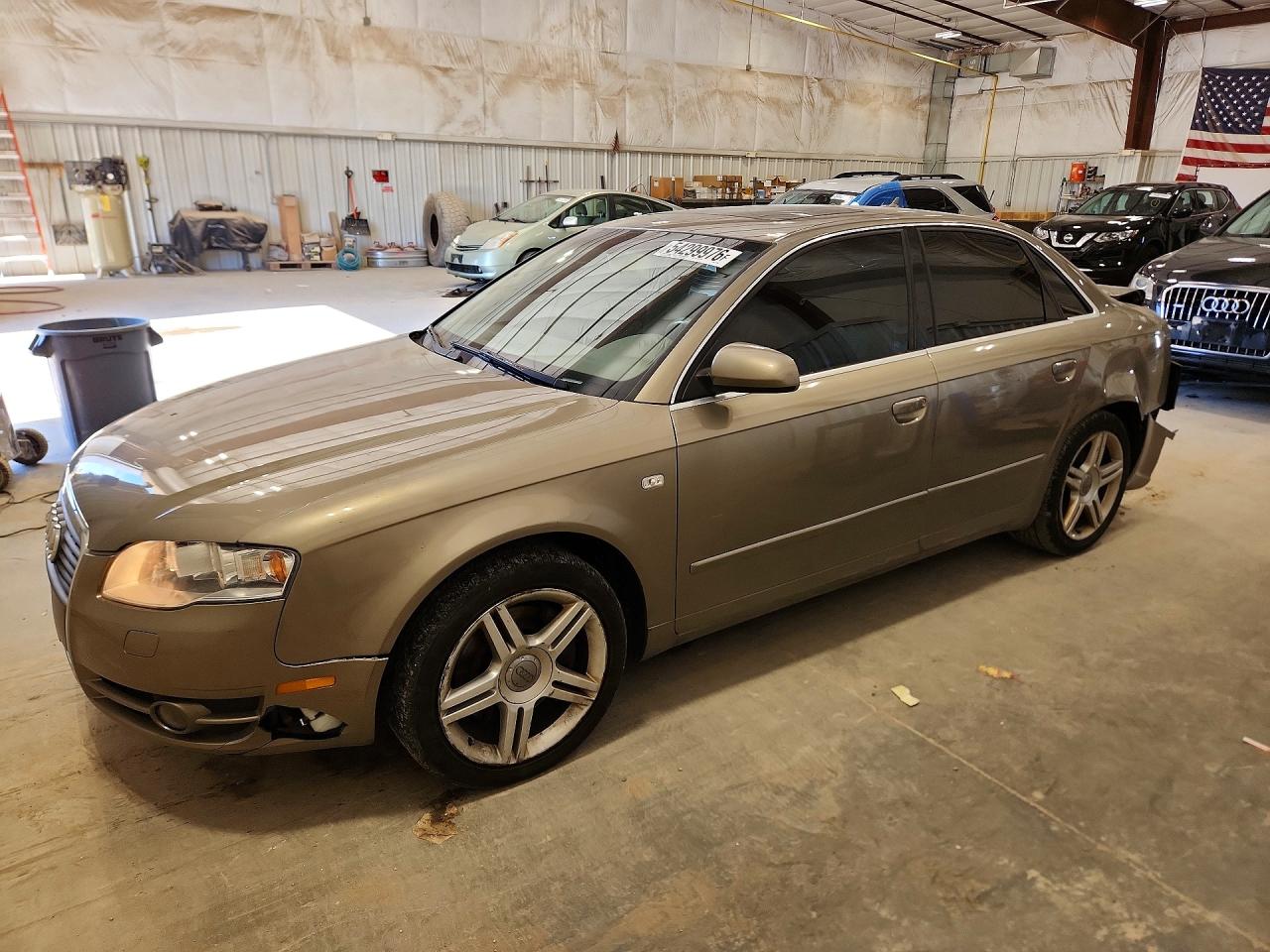 2007 Audi A4 2.0t Quattro Tan vin: WAUDF78E67A212900