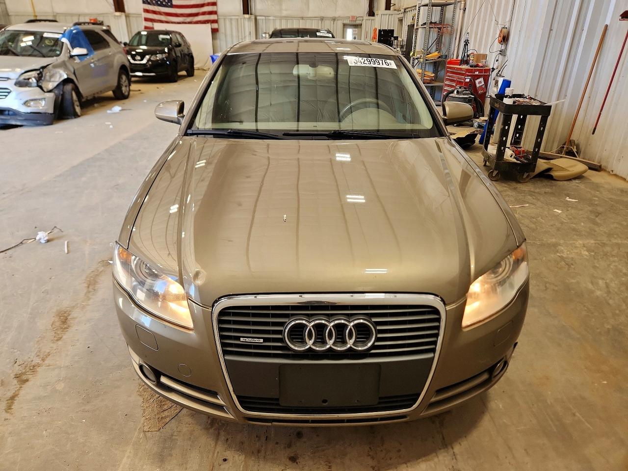 2007 Audi A4 2.0t Quattro Tan vin: WAUDF78E67A212900
