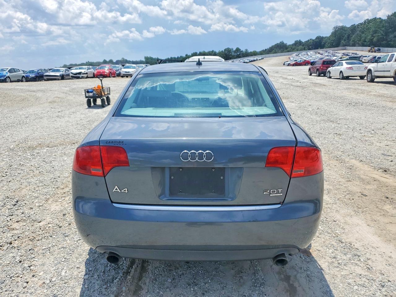 2007 Audi A4 2.0t Quattro Gray vin: WAUDF78E67A216106