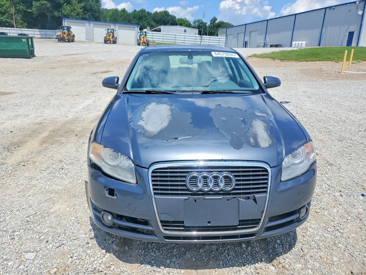 2007 Audi A4 2.0t Quattro Gray vin: WAUDF78E67A216106