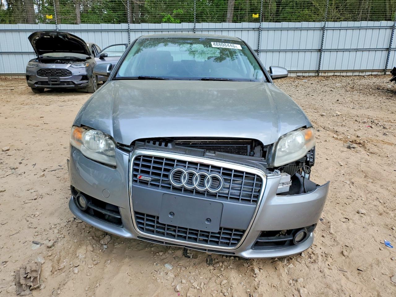 2008 Audi A4 2.0t Quattro Silver vin: WAUDF78E68A035248