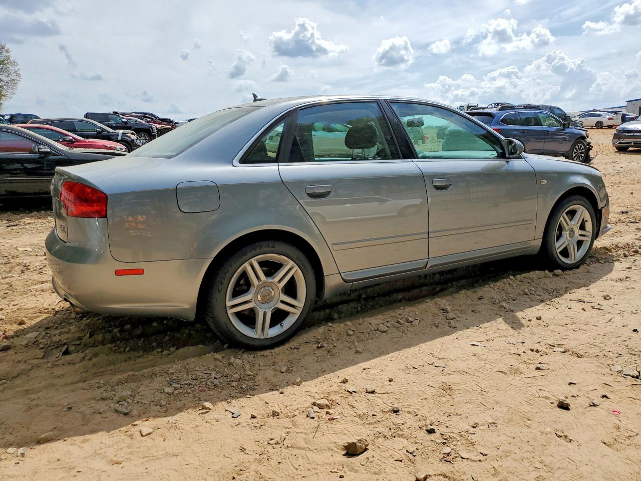 2008 Audi A4 2.0t Quattro Silver vin: WAUDF78E68A035248