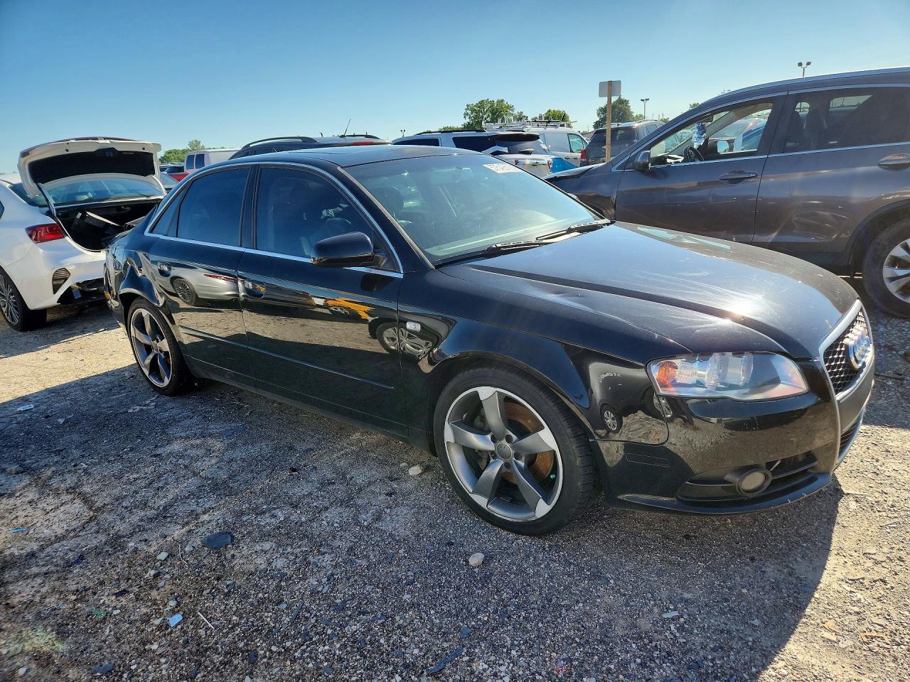 2005 Audi A4 2.0t Quattro Черный vin: WAUDF78E75A577745