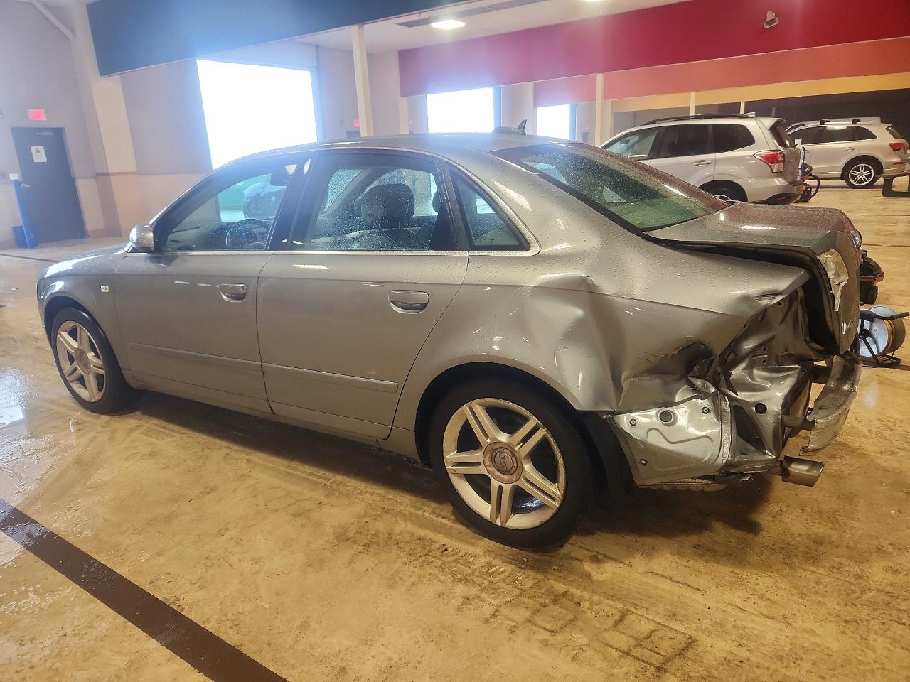 2006 Audi A4 2.0t Quattro Silver vin: WAUDF78E76A026295
