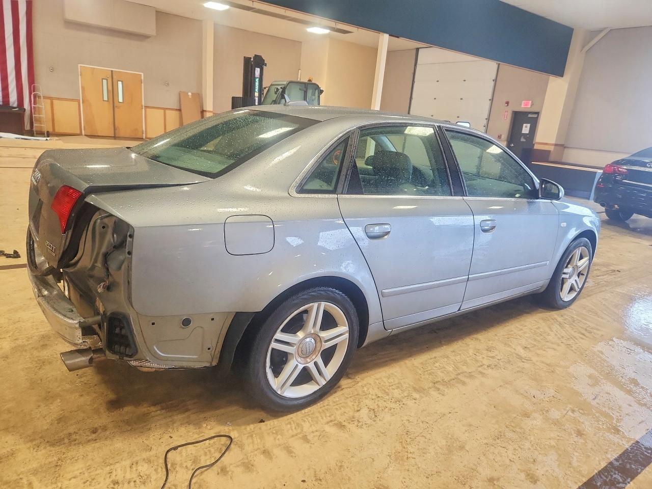 2006 Audi A4 2.0t Quattro Silver vin: WAUDF78E76A026295