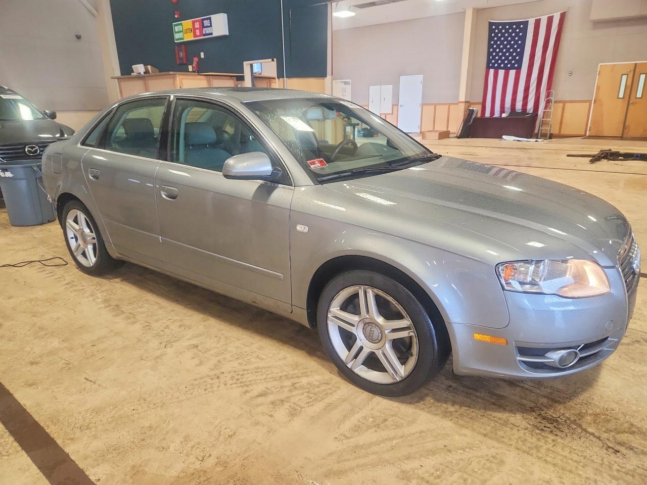 2006 Audi A4 2.0t Quattro Silver vin: WAUDF78E76A026295