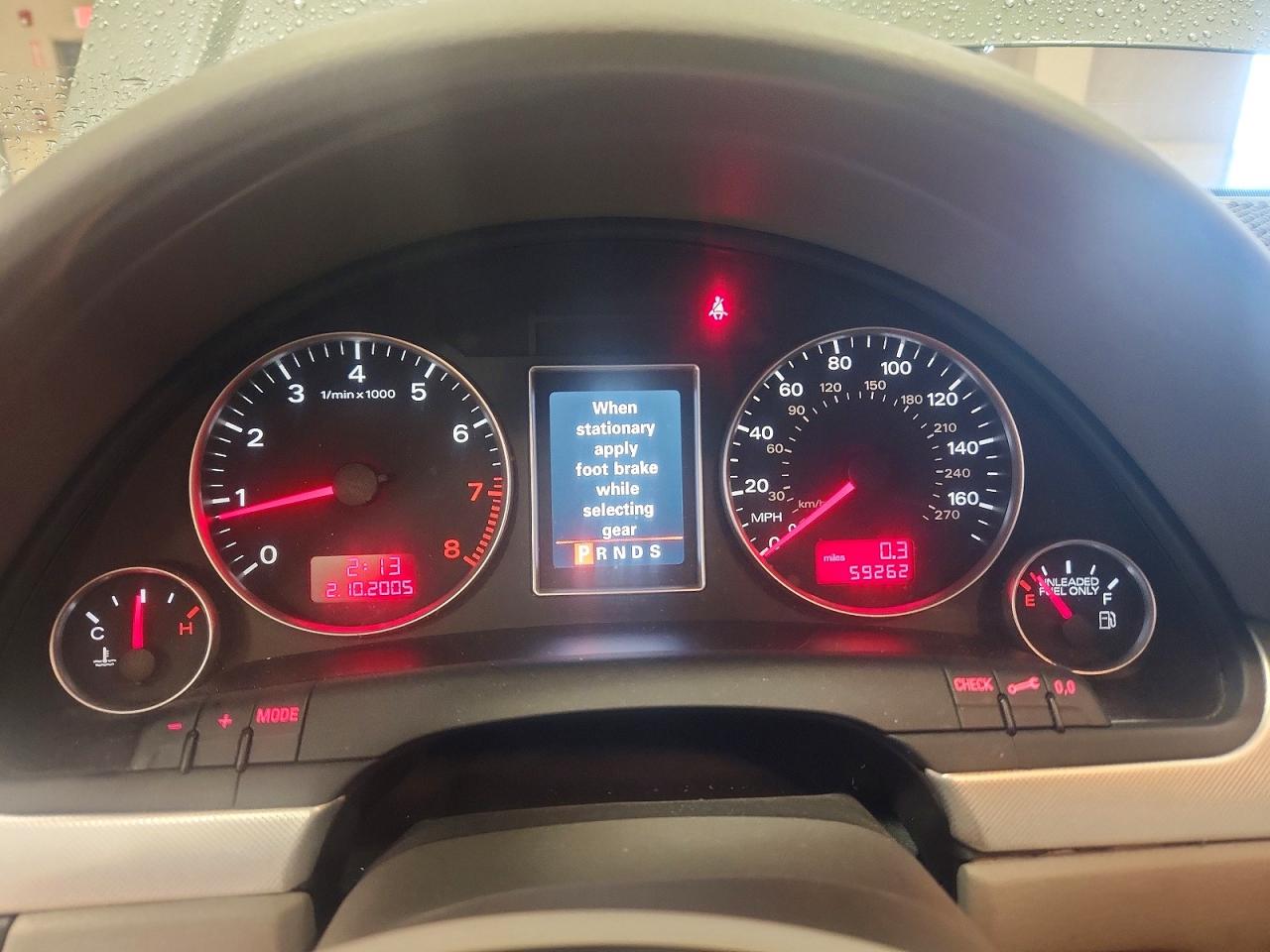 2006 Audi A4 2.0t Quattro Silver vin: WAUDF78E76A026295