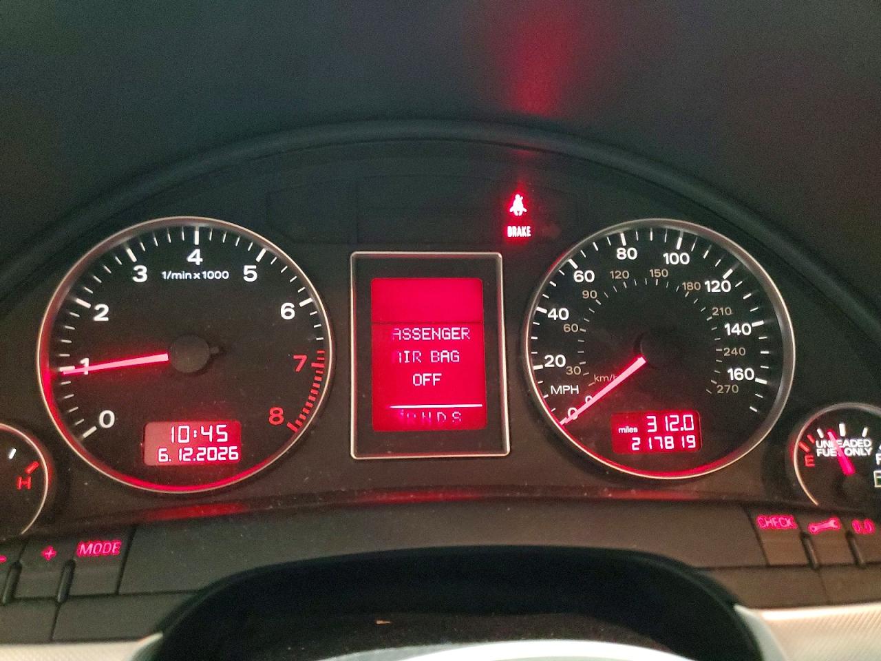 2006 Audi A4 2.0t Quattro Black vin: WAUDF78E76A195717