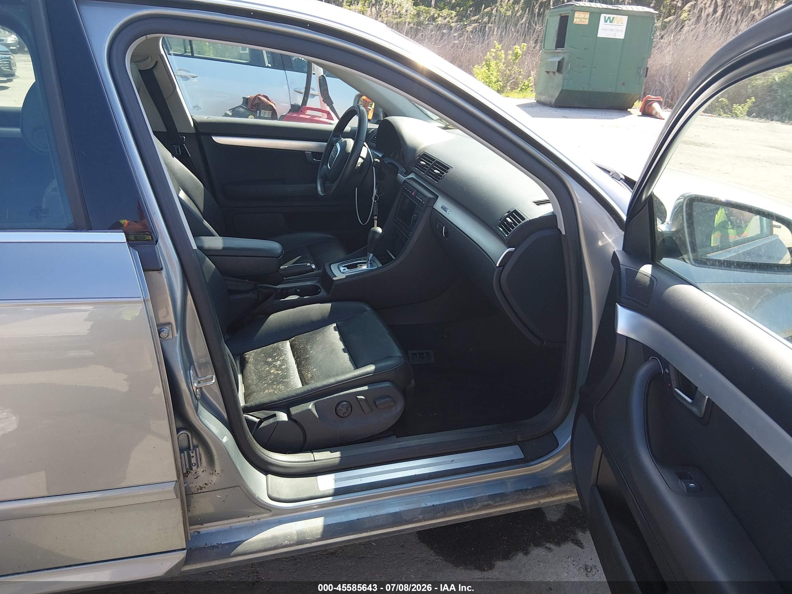 2008 Audi A4 2.0t/2.0t Special Edition Gray vin: WAUDF78E78A100687