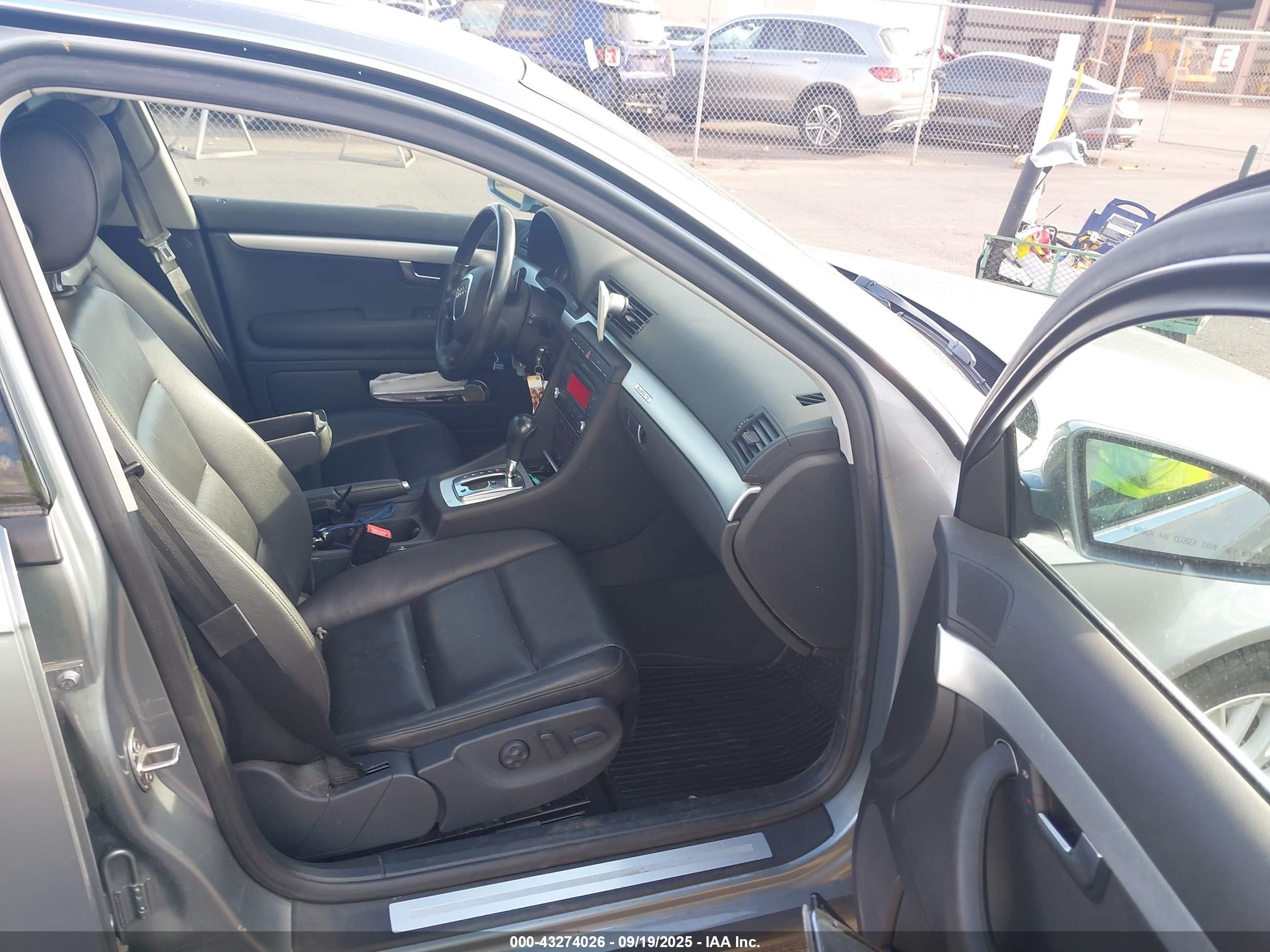 2008 Audi A4 2.0t/2.0t Special Edition Silver vin: WAUDF78E78A149727