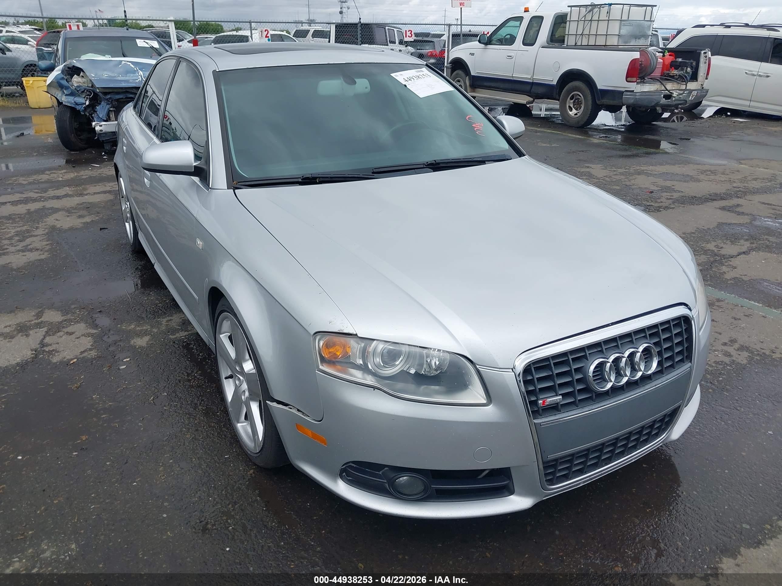 2008 Audi A4 2.0t/2.0t Special Edition Silver vin: WAUDF78E78A160873